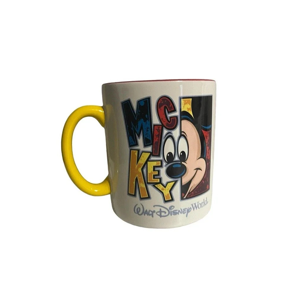 Walt Disney World Mickey 18 Oz Mug Multi Color Extra Large Oversized Coffee Tea